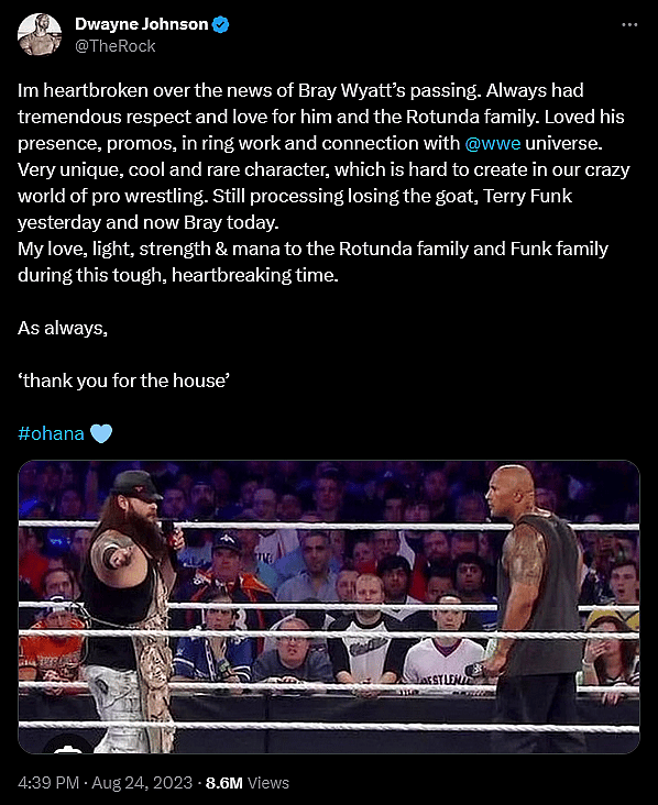 Dwayne "The Rock" Johnson via Twitter