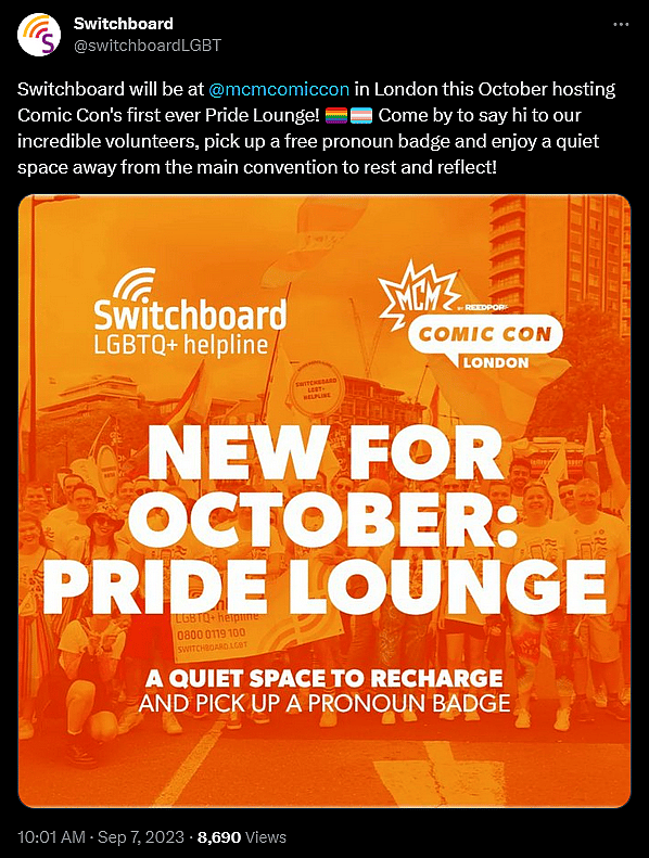 Switchboard has a row over MCM London's decision to host a Harry Potter and The Cursed Child production panel.