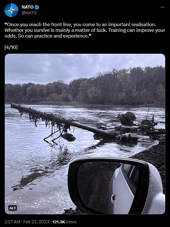 NATO shares the Russia-Ukraine war story of Pavlo Kazarin