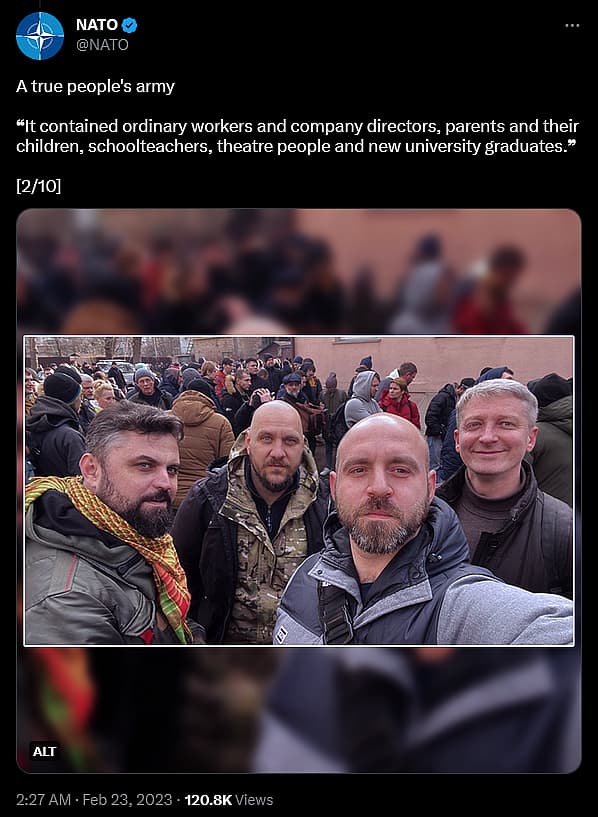 NATO shares the Russia-Ukraine war story of Pavlo Kazarin