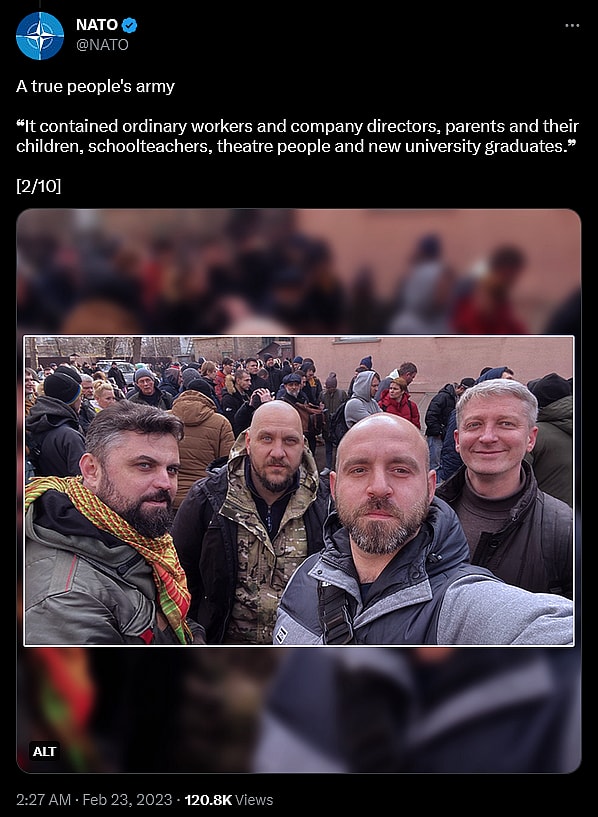 NATO shares the Russia-Ukraine war story of Pavlo Kazarin