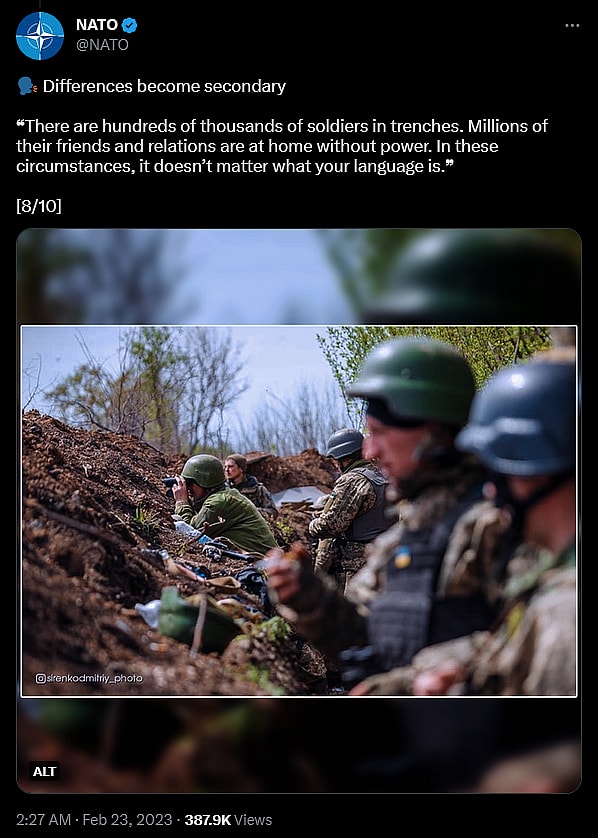 NATO shares the Russia-Ukraine war story of Pavlo Kazarin