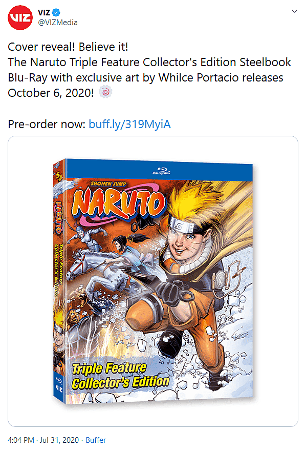 Viz Announces New Naruto Movie Box Set With Thematically Questionable Western-Style Cover