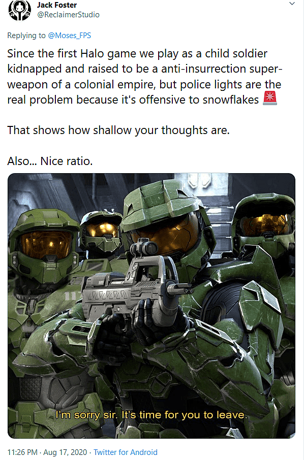 343 Industries Removes Police Nameplate from Halo: Master Chief Collection Due to “Current Climate”