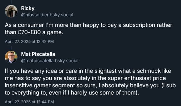 Mat Piscatella speaks to the fact that US spending on video game subscription services have plateaued.