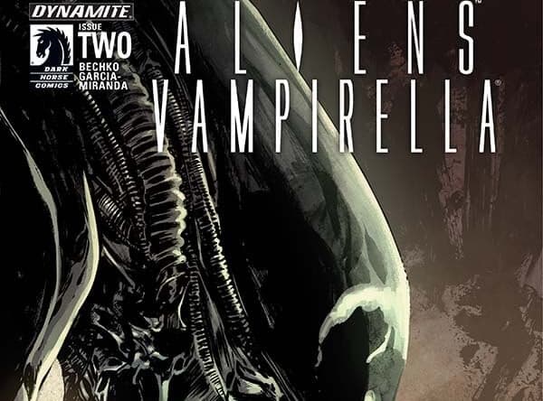 Aliens / Vampirella #2 Cover by Hardman