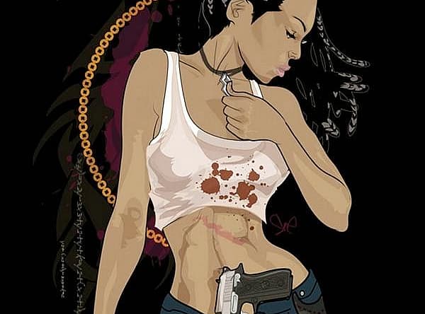 Spawn #3 comic book cover featuring a woman with an injury and holstered gun
