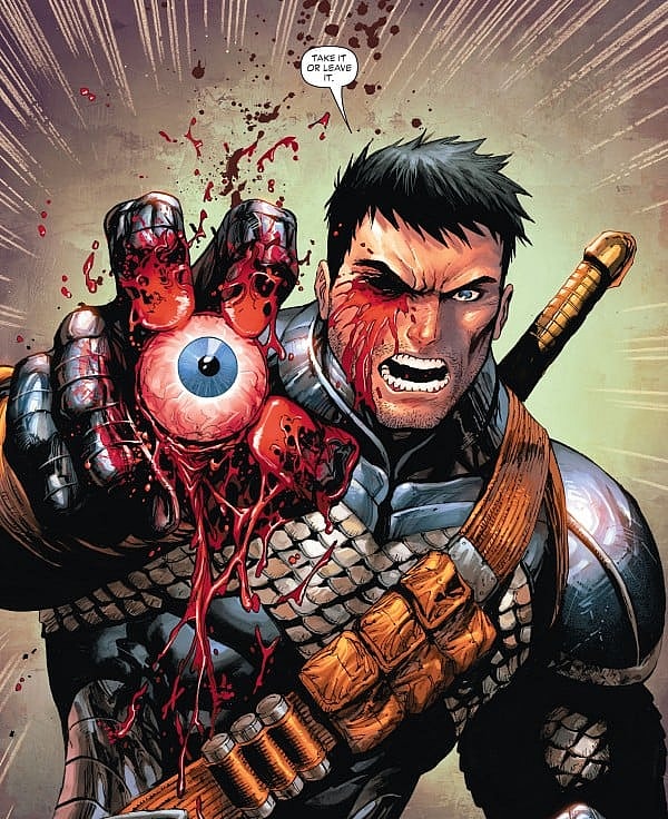 Slade Wilson in "Deathstroke" - Art by Tony S. Daniel - DC Comics