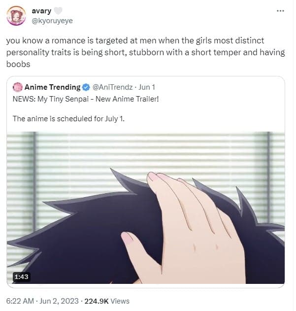 my tiny senpai critic