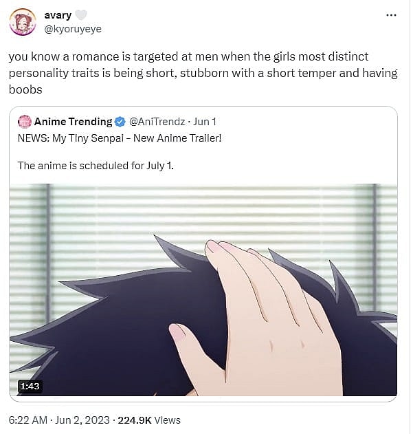 my tiny senpai critic