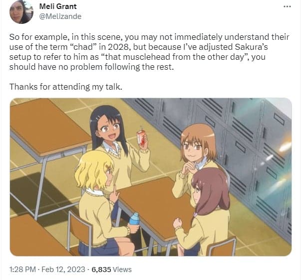 Nagatoro Localizer tweet