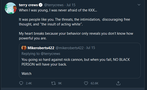 Terry crews reply 1