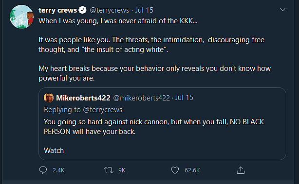 Terry crews reply 1