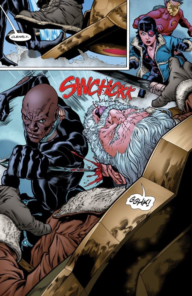 Kingfisher and Black Manta - DC Comics