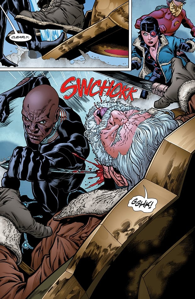 Kingfisher and Black Manta - DC Comics