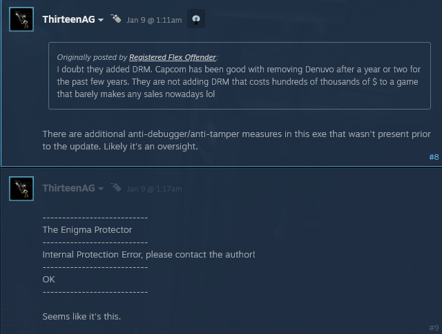 ThirteenAG via Resident Evil Revelations Steam Forums
