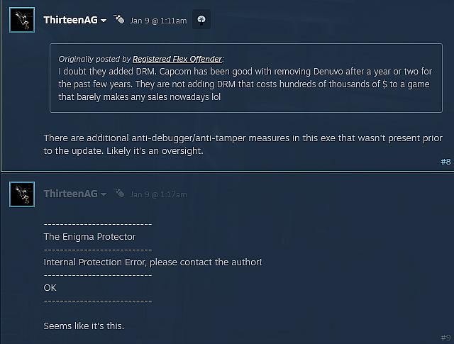 ThirteenAG via Resident Evil Revelations Steam Forums