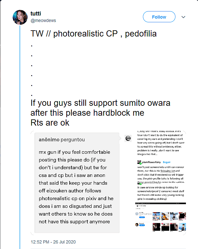 Keep Your Hands Off Eizouken! Mangaka Attacked for Following Loli Art Account, Tells Western Critics “I Don’t Care”