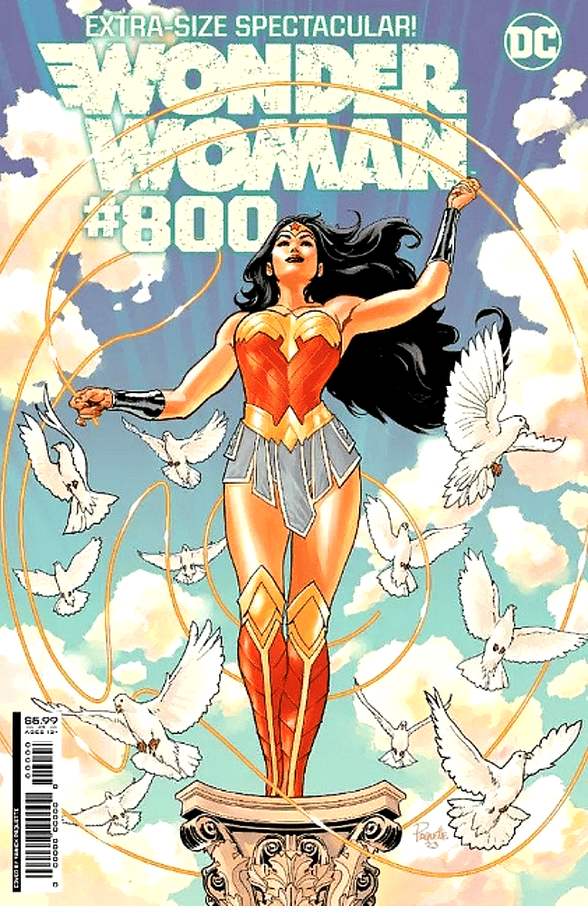 Extra-size Wonder Woman 800 cover by Yanick Paquette