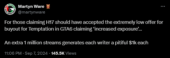 Heaven 17 co-founder Martyn Ware reveals he rejected an offer from Rockstar Games to use one of the band's songs in 'Grand Theft Auto VI'