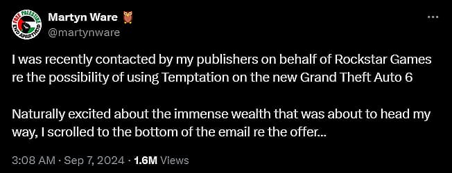 Heaven 17 co-founder Martyn Ware rejected Rockstar Games offer for Grand Theft Auto VI