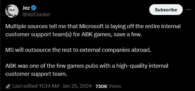Microsoft Central's Jez Corden reports on Microsoft's shuttering of their Xbox physical release divisions