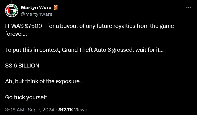 Heaven 17 co-founder Martyn Ware reveals he rejected an offer from Rockstar Games to use one of the band's songs in 'Grand Theft Auto VI'