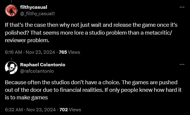 'Arkane Studios' founder Raphaël Colantonio weighs in on the discourse surrounding the video game industry and its obsession with review scores.