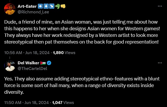 'Suicide Squad: Kill the Justice League' character artist Del Walker reveals the Western video game industry's objection to attractive female characters.