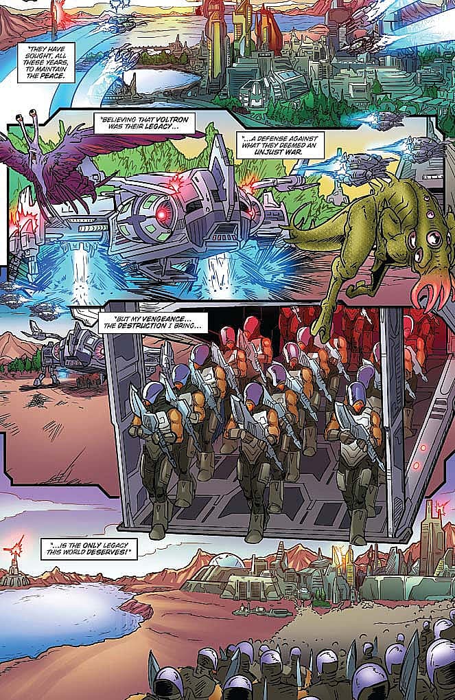 Voltron: From The Ashes #3 Preview Page