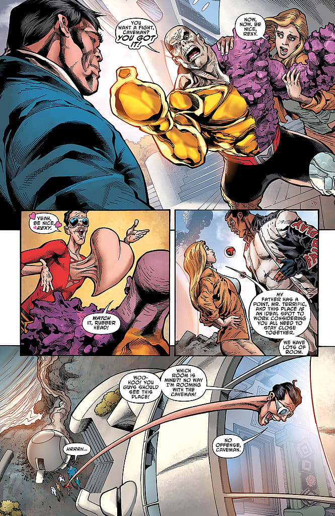 The Terrifics Preview Page - Art by Joe Bennett - DC Comics