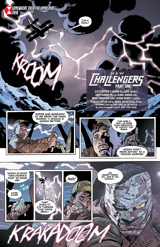 New Challengers #1 - Art by Andy Kubert - DC Comics