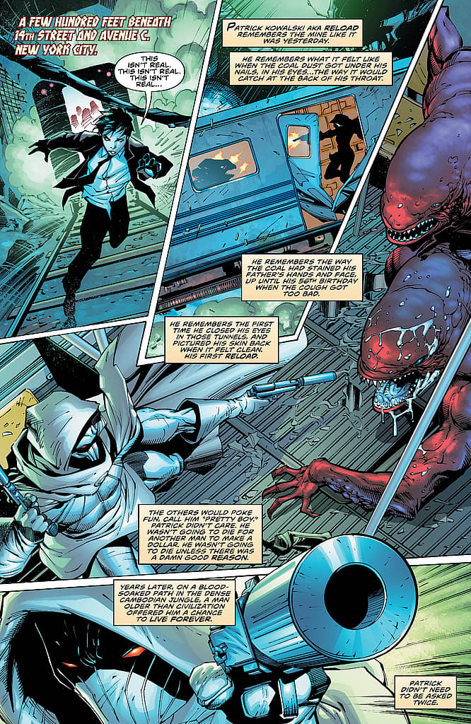 The Immortal Men #2 Preview Page - Art by Ryan Benjamin - DC Comics