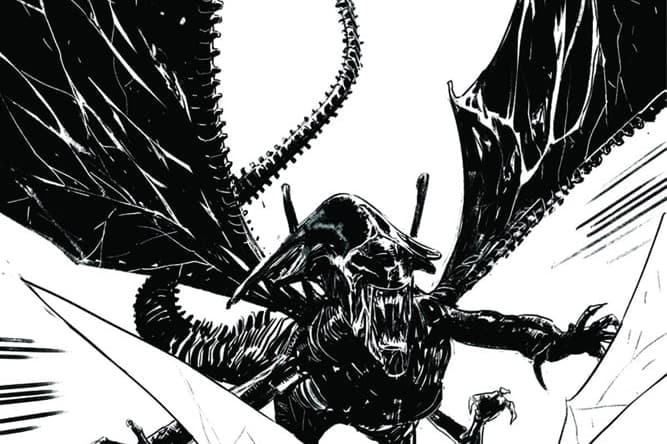 Aliens / Vampirella #5 Cover