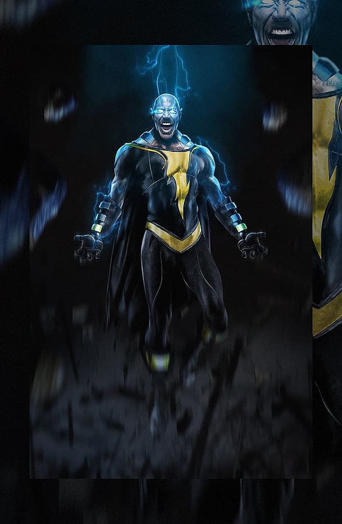 Dwayne Johnson as Black Adam - Art by Bosslogic