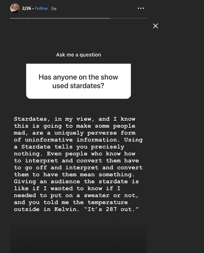 michael chabon instagram story 2262020