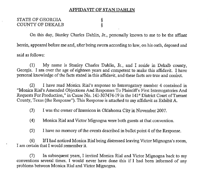 Vic Mignogna alleged assault of Monica Rial
