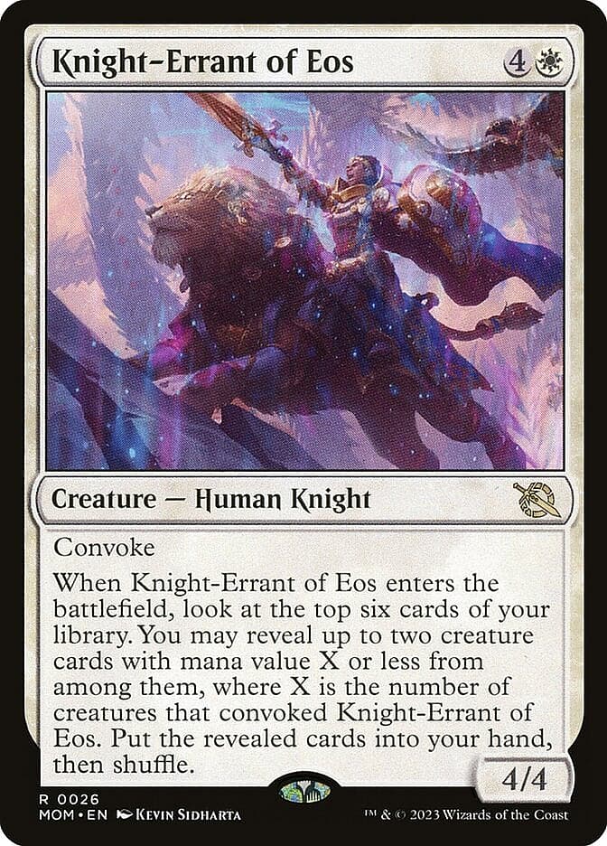 Knight Errant of Eros, Magic: The Gathering - March of the Machines (2023), Wizards of the Coast