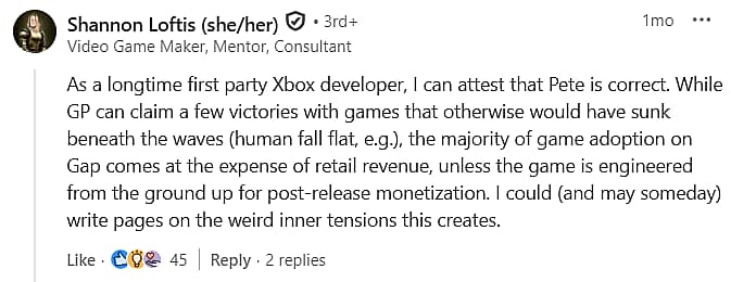 Shannon Loftis admits Xbox Game Pass success comes at the expense of retail value