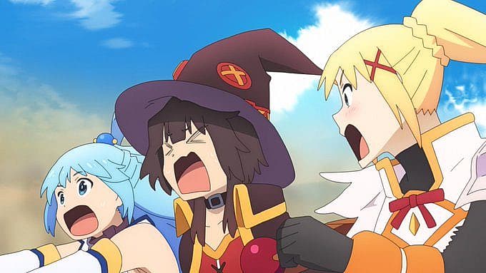 The Party in KonoSuba: God's Blessing on this Wonderful World! Legend of Crimson review