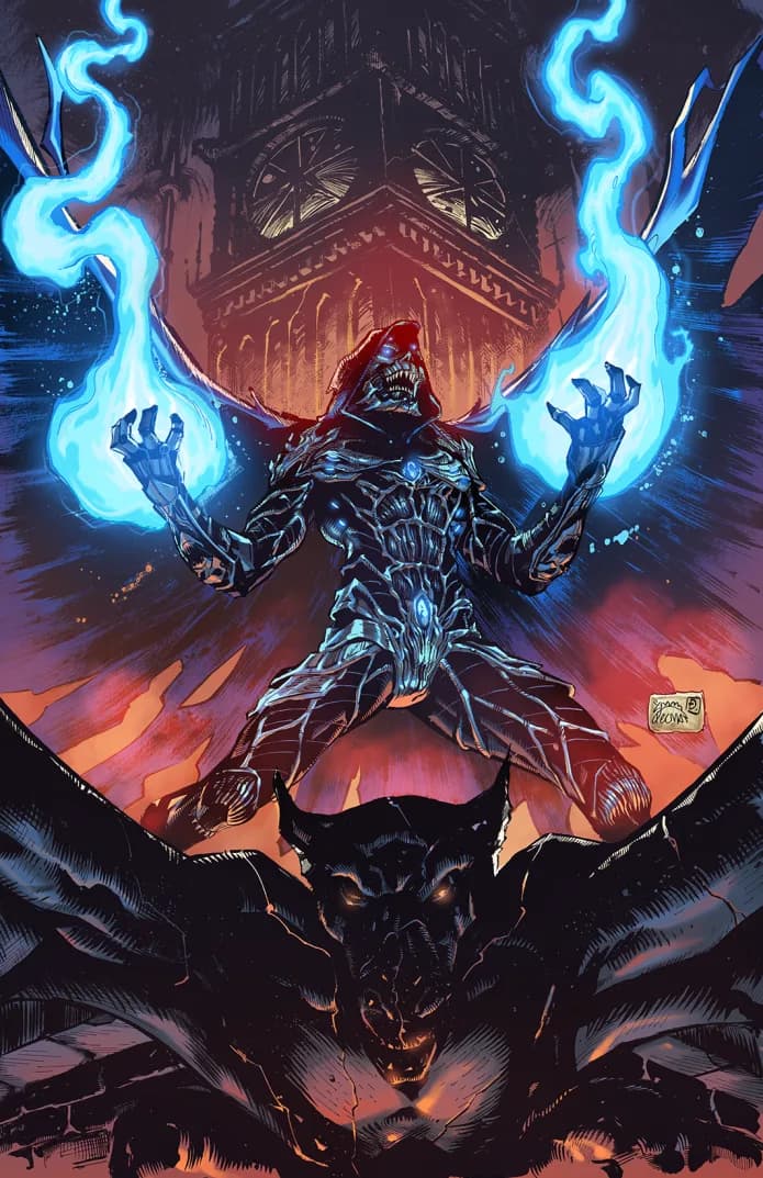 Deathshroud embraces his Nephilim side on Ryan Stegman's variant cover to Deathshroud Vol. 1 #1 (2023), Dream Key Studios