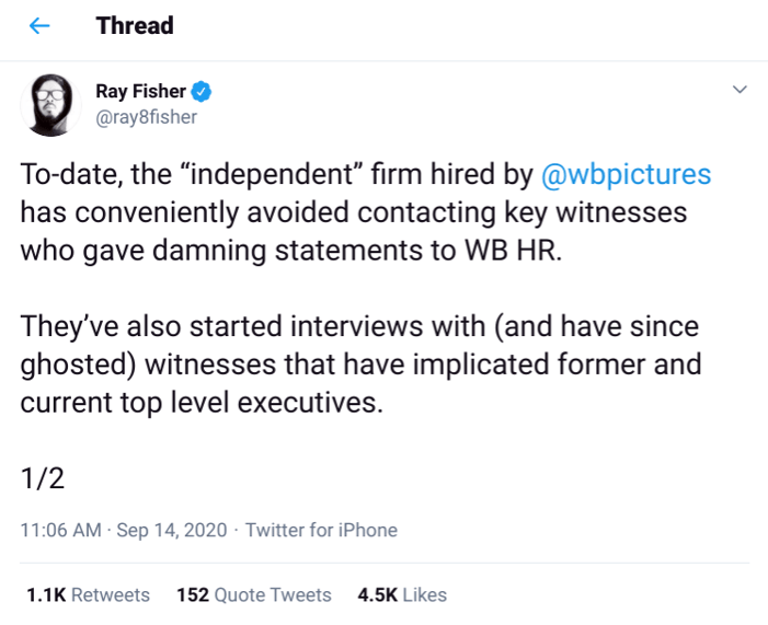 Screenshot-Ray Fisher 9-14 Tweet