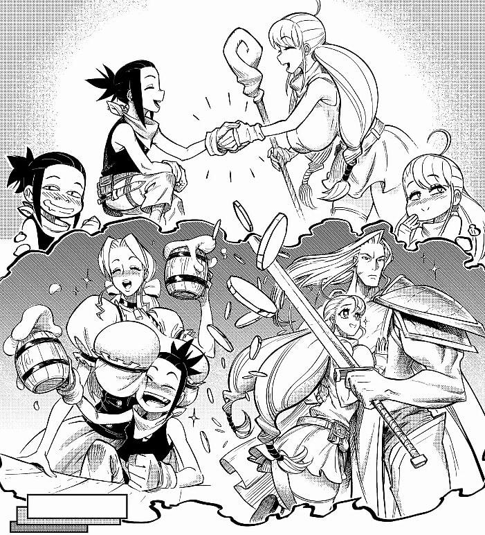 Two fledgling heroes share their hopes and dreams in Dungeon Duo (2025), Kadokawa. Words and art by Reku.