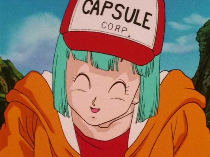 Bulma (Hiromi Tsuru) arrives on the scene in Dragon Ball Z Episode 140 "The Discovery of an Evil Egg!! A Terrified Trunks" (1992), Toei Co. Ltd.