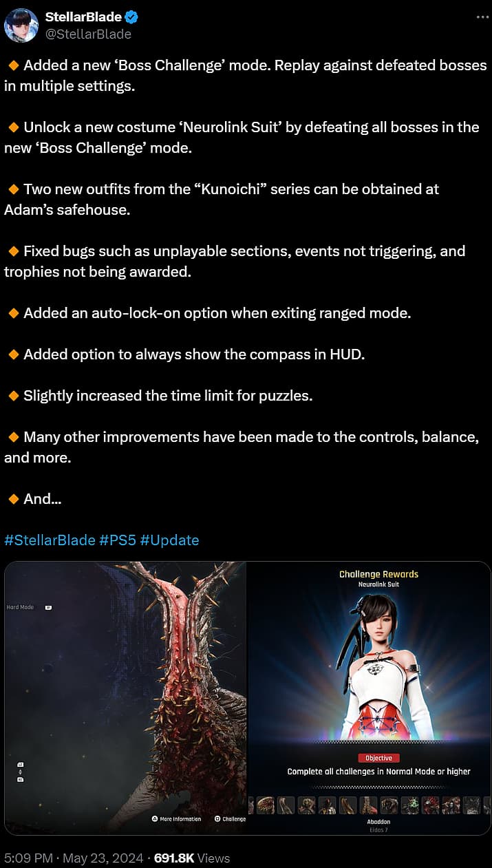 StellarBlade on X