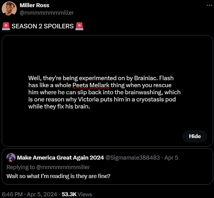 Archive link: Miller Ross on X