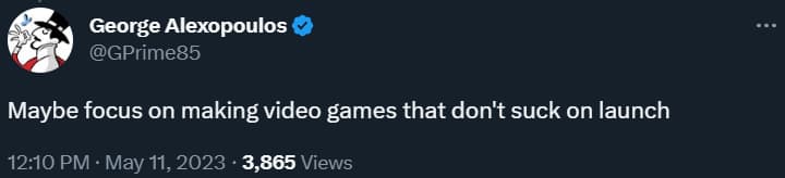 George Alexopoulos demeans Square Enix for not focusing on their games' development via Twitter