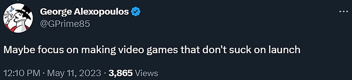 George Alexopoulos demeans Square Enix for not focusing on their games' development via Twitter