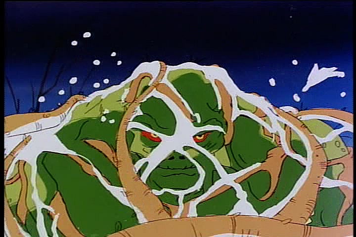 Swamp Thing (Len Carlson) in the shortlived Swamp Thing animated series Season 1 Episode 1 (1990), DIC Animation