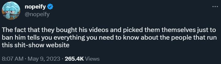 Nopeify derides Twitch for banning PewDiePie via Twitter